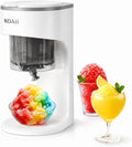 Machine à granita, machine électrique à glace pilée avec 5 moules à glaçons réutilisables, machine à glace pour comptoir pour enfants et famille, texture réglable pour granités, boissons glacées et fêtes