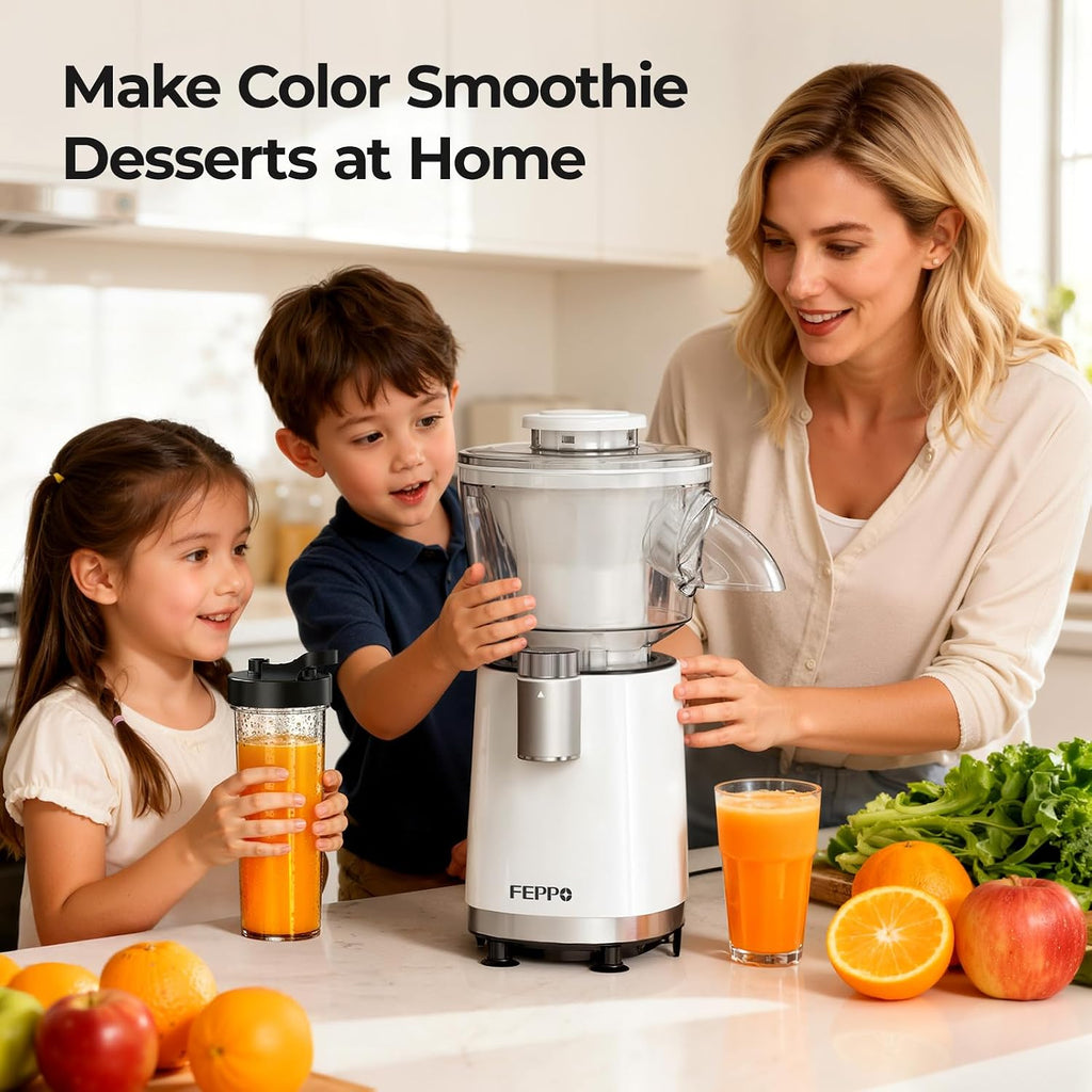 Machine à Granités et Smoothies FEPPO 2 en 1, Machine à Glace Pilée Puissante 700W, Machine à Margarita Glacée avec Lame en Acier Inoxydable, Livre de Recettes de Smoothies, pour Fêtes à la Maison et dans la Cuisine