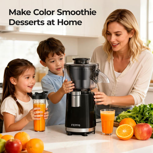 Machine à Granités et Smoothies FEPPO 2 en 1, Machine à Glace Pilée Puissante 700W, Machine à Margarita Glacée avec Lame en Acier Inoxydable, Livre de Recettes de Smoothies, pour Fêtes à la Maison et dans la Cuisine