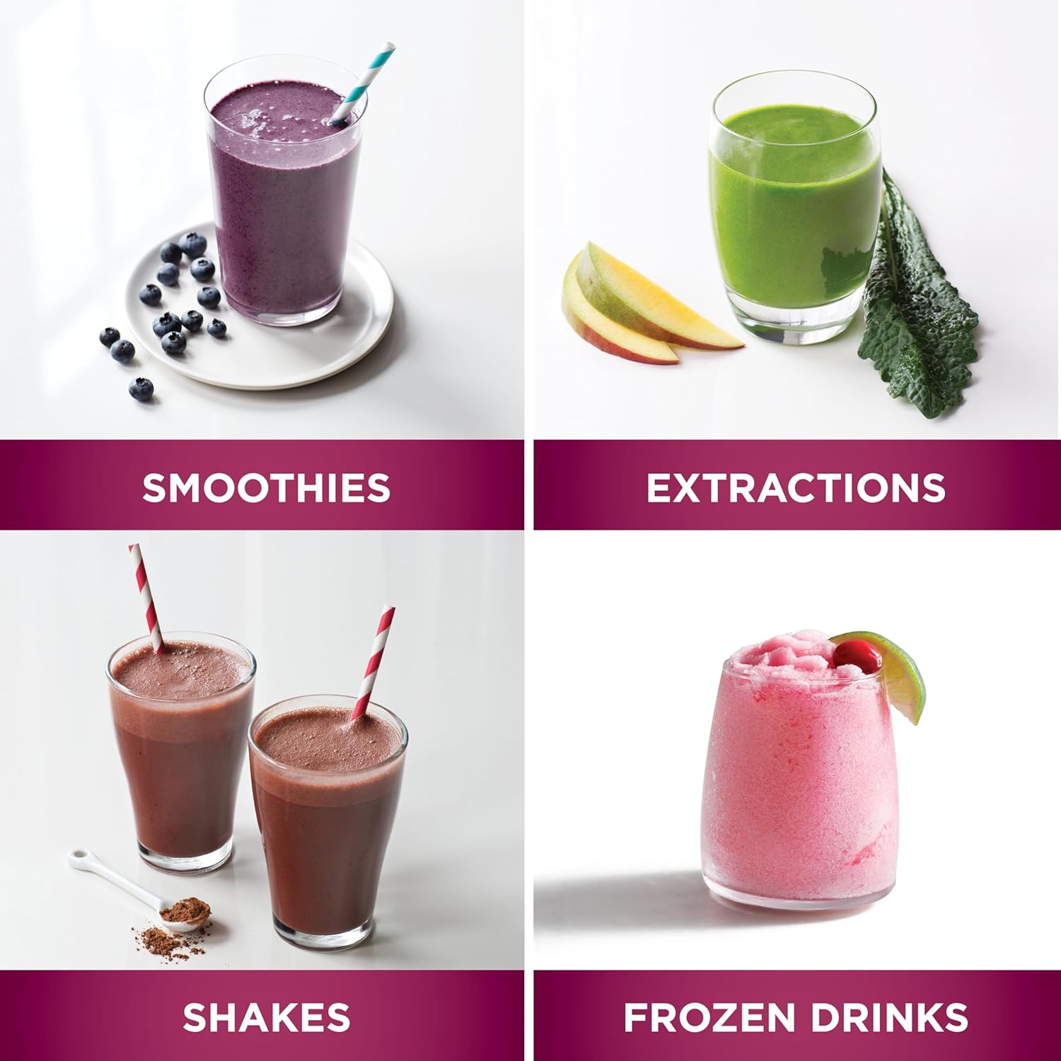 Mixeur personnel compact Ninja Fit | Pour smoothies, frappés et boissons glacées | (2) gobelets de 47 cl à emporter avec couvercles à bec | 700 W | Noir | QB3001SS